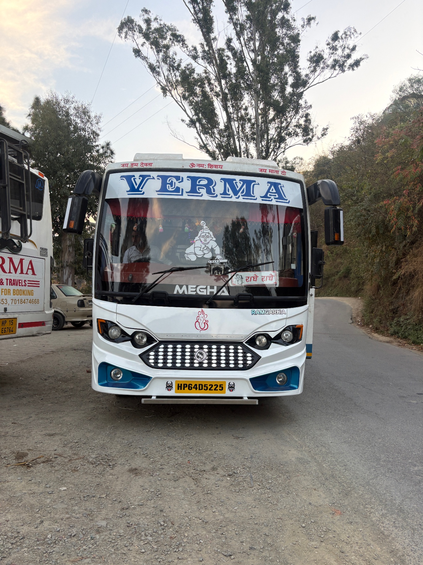 Premium luxury bus exterior